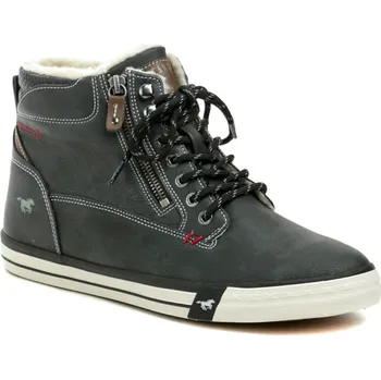 Pánská zimní obuv Mustang 4072-604-9 černé pánské zimní boty EUR 45