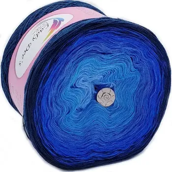 Příze Modrá oáza 3n-1000m (Lady Dee's Oase in Blau)