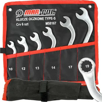Klíč Klíče očkové typ S 6ks 10-19mm
