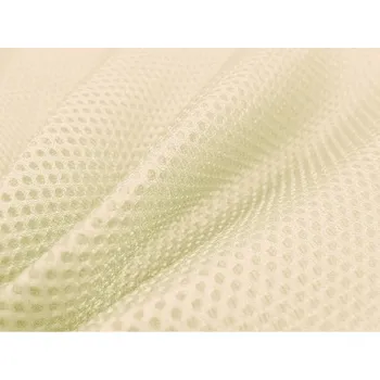 3D distanční síťovina, smetanová, metráž, látky - 1M