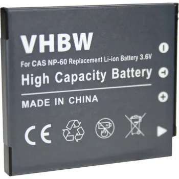VHBW Baterie NP-60 pro Casio Exilim EX-FS10 / EX-S12 / EX-Z90, 550 mAh