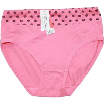 Dámské oblečení Dámské kalhotky vyšší do pasu růžové 183 598/85
