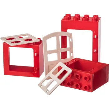 ostatní stavebnice L-W Toys Stavebnice - Kreativní set okna a dveře - 3 ks