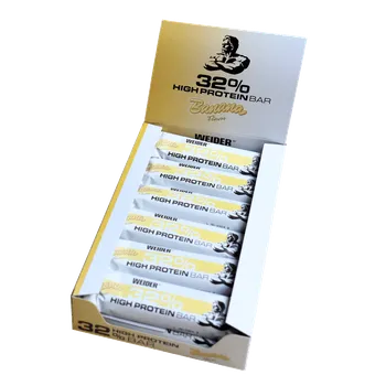 Weider 32% Protein Bar, bílá čokoláda - banán, 60g x 12 ks