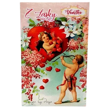 Soap Přírodní mýdlové vonítko do prádla 15g v krabičce - Z lásky