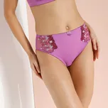 Blancheporte Klasické kalhotky Caminata zn. Confidence Lingerie® z mikrovlákna s výšivkou purpurová 58/60