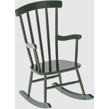 Křeslo Houpací křeslo kovové tmavě zelené Maileg