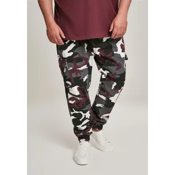 Camo Cargo Jogging Kalhoty 2.0 víno camo Urban Classics hnědá 2543991