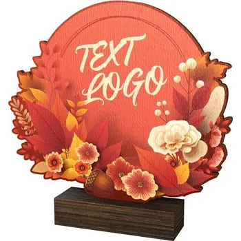 Poháry Bauer Dřevěná plaketa WF372 | Květinová