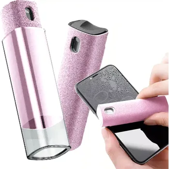 Čistící sada Čisticí sada pro telefon, přenosný čistič obrazovky, 2v1 sada, růžová barva