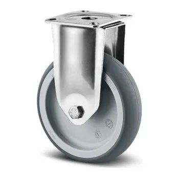 Pojezdové kolečko Agila TENTE Kolečko z nerezové oceli 125mm, pevné, plotýnka, 7478PJO125P50