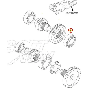 Motor pro motocykl Suzuki Ložisko 30x55x13 0926230113