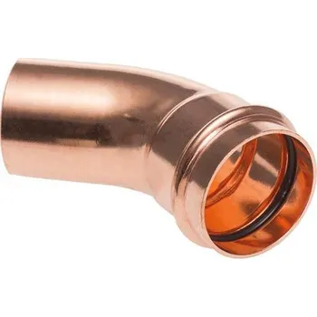 Fitinka Lisovací oblouk 45° i/a CU Press 5040 d 28