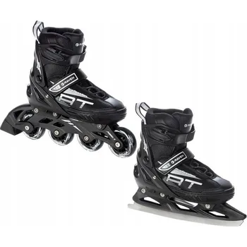 Kolečkové brusle Raven Profession black 2v1 EU 38-42, pánský (hokejový) + DÁREK