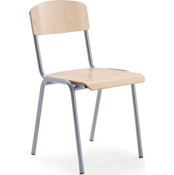 Jídelní židle Židle WILSON, bříza, stříbrná