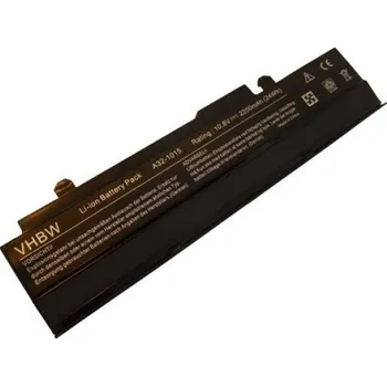 Baterie k notebooku VHBW Baterie pro Asus Eee PC 1011 / 1015 / 1016, černá, 2200 mAh