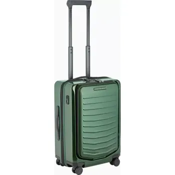 PORSCHE DESIGN Roadster Hardcase 4W Business Trolley S Manažerské zavazadlo kufr skořepinový velikost S petrolejově zelená TSA USB (550 x 380 x 230 mm Výjimečně lehký s přední kapsou. Tichá kola. Jako příruční zavazadlo.)