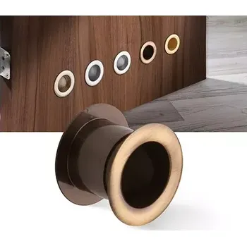 Větrací mřížka Větrací průchodka kovová kulatá - bronz