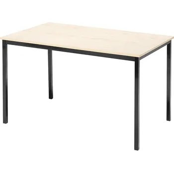 Jídelní stůl Jídelní stůl JAMIE, 1200x800 mm, bříza, černá