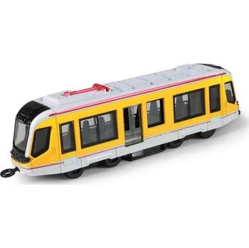 autíčko Rappa 235588 kovová tramvaj žlutá