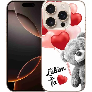 Pouzdro na mobilní telefon Gelový obal mmCase na iPhone 16 Pro Max - ľúbim ťa sk