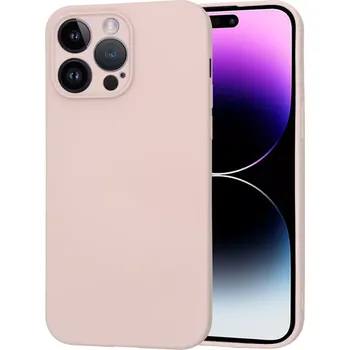 Pouzdro na mobilní telefon Kryt iPhone 15 Pro Techsuit SoftFlex - pink sand