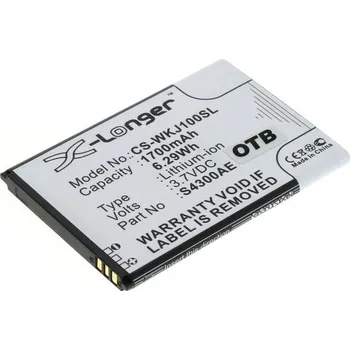 Baterie pro mobilní telefon VHBW Baterie pro Wiko Jimmy, 1700 mAh