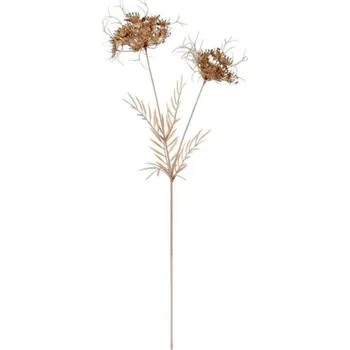 umělá květina Kmín větev 70 cm - hnědý