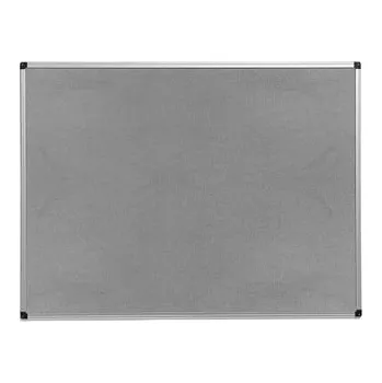 Nástěnka MARIA, 600x450 mm, šedá, hliníkový rám