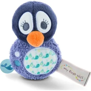WATSCHILI tučňák hračka po ruky s chrastítkem 12 cm NICI