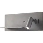 Redo 01-2985 LED bodové nástěnné svítidlo BROOK | 8+3W integrovaný LED zdroj | 733+135lm | 3000K + Trio 983-3400 3x LED žárovka TROPFEN 1x4W | E14 | 470lm | 3000K