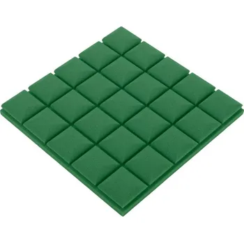 akustická pěna ProfiGaráž Akustický panel - kostka 50x50x5cm zelená