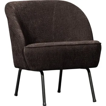 Křeslo WOOOD Tmavě hnědé čalouněné křeslo Tergi