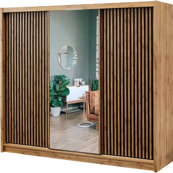 Šatní skříň Stolar Šatní skříň London 250 se zrcadlem