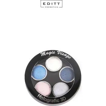 Přípravek na oči Editt Oční stíny HOLOGRAFIC 5 Velikost: č.10