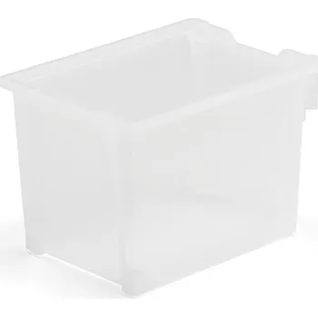 Skříňka na nářadí Plastový box IDA, 427x312x225 mm, průhledný