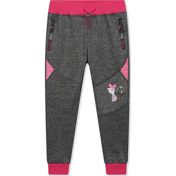 Dívčí softshellové tepláky, zateplené - KUGO GK8636, antracit Barva: Antracit, Velikost: 134