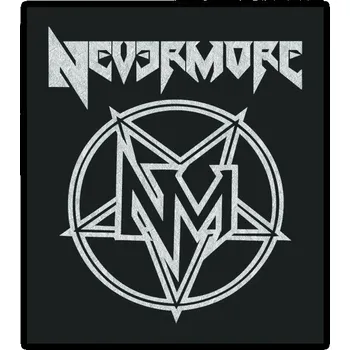 Nášivka nášivka na záda, zádovka Nevermore - logo