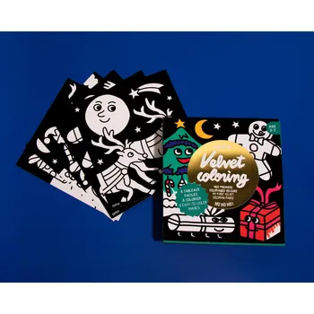 omalovánky OMY Sametové omalovánky OMY HO HO HO