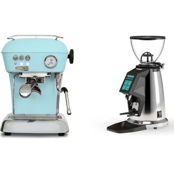 Příprava kávy Ascaso Dream ONE, Kid Blue + Rocket Espresso SPLUGA, chrome