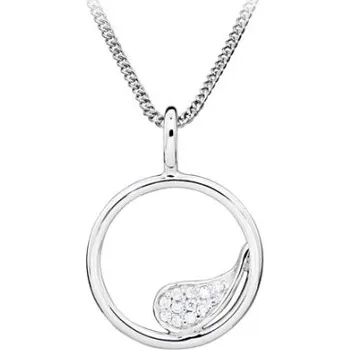 Přívěsek Stříbrný přívěsek se zirkony