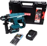 XTLINE Aku kladivo SDS PLUS + baterie 5.0 Ah + sada vrtáků + nabíječka 3.5 A + kufr XT102840-1B5B