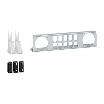 Rozvaděč Hager UM00M3 Multimediální kit, Patch panel pro 10x E-dat. a 2x zásuvku 230V