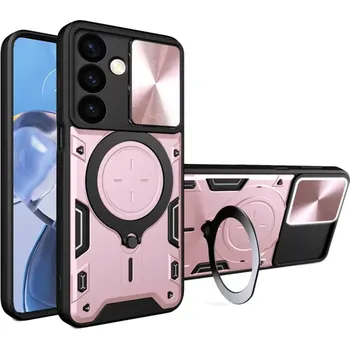 Pouzdro na mobilní telefon Kryt Samsung Galaxy S24 Techsuit CamGuard Pro - rose gold