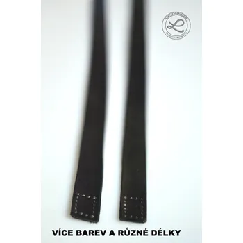 Kabelka Kožená ucha na přišití na kabelku - polotovar (MOŽNOST VÍCE BAREVNÝCH VARIANT / Sew-on leather handbag handles – component)