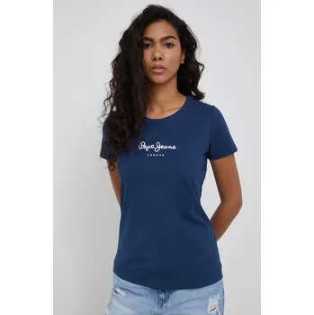 Tričko Pepe Jeans New Virginia Ss N PL505202.595 námořnická modř 59X, vel. M
