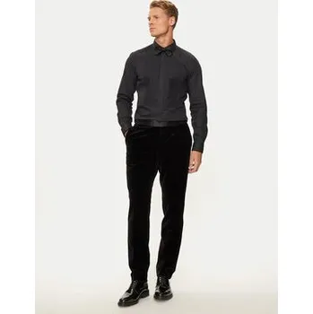 Pánská košile Boss Košile H-Hank Party 50527671 Černá Slim Fit 39