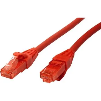 Síťový kabel UTP patchkabel kat. 6, Component Level, LSOH, 5m, červený