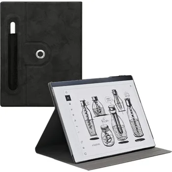 Pouzdro na čtečku elektronické knihy Pouzdro KW Mobile Flip Case KW6030701 - Pouzdro pro ReMarkable 2 (10,3") - černé, magnet, stojánek, AutoSleep + BONUSY