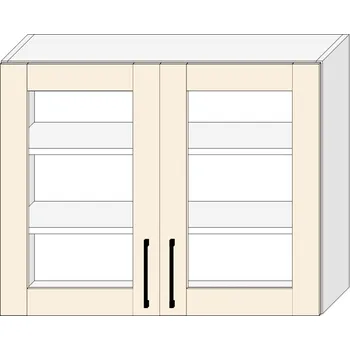 Kuchyňská skříňka Horní skříňka H90S/71 PASTEL Dekor: Béžová
